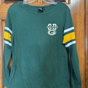 Green Bay Packers NFL Womens Long Sleeve T-shirt Size Medium